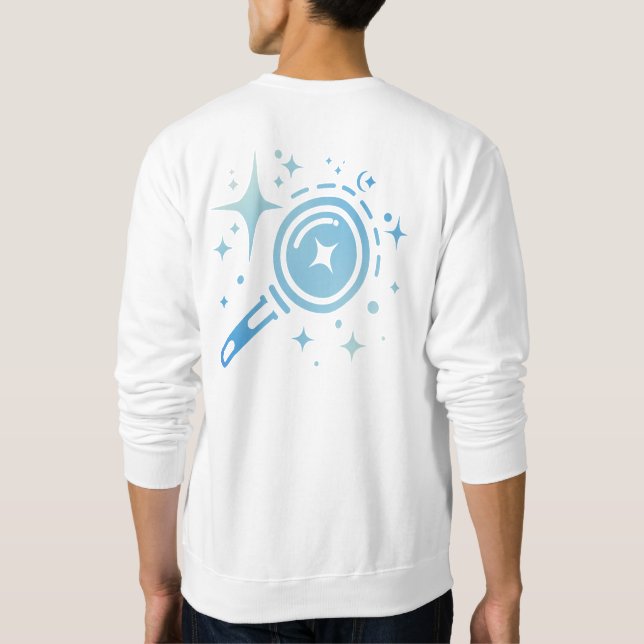 Moletom Estrelas brilhantes, farol da Idade Digital Sem Li (Verso)