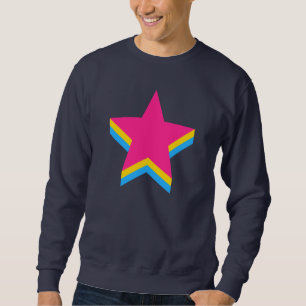 Moletom Estrelas do Orgulho da Pansexualidade