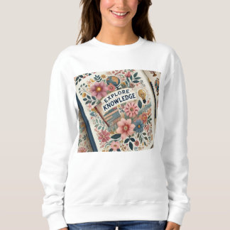 Moletom Estudo Forte 🌸 Capacitando Sweatshirt Floral