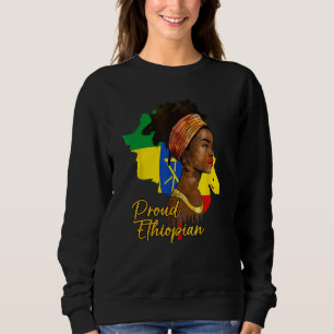 Moletom Etiópia África Sinalizador Etíope Amor Orgulhoso M