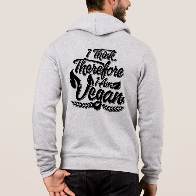 Moletom Eu Acho, Por Isso Sou Vegan (Verso)