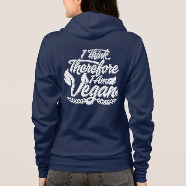 Moletom Eu Acho, Por Isso Sou Vegan (Verso)