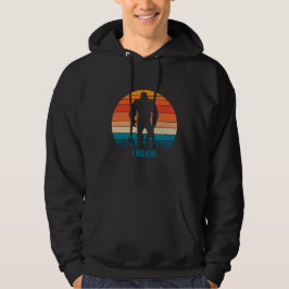 Moletom Eu Acredito no Sasquatch Camisola de Homem Bigfoot