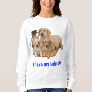 Moletom Eu adoro as minhas t-shirts do Labrador
