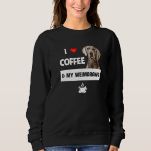 Moletom Eu Adoro Café E Meu Animal De Cachorro Pai Da Mãe