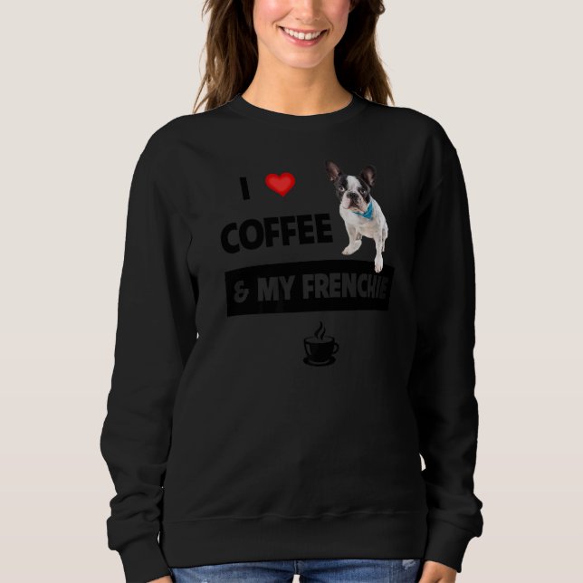 Moletom Eu Adoro Café E Minha Mãe Francesa Pai Bolsa Franc (Frente)