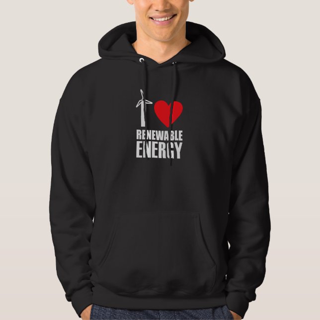 Moletom Eu adoro energia renovável (Frente)