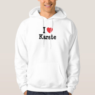 Moletom Eu adoro Karate coração personalizado personaliz