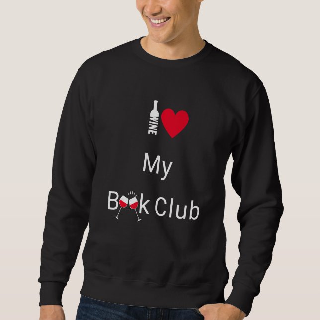 Moletom Eu Adoro Meu Bookclub (Frente)