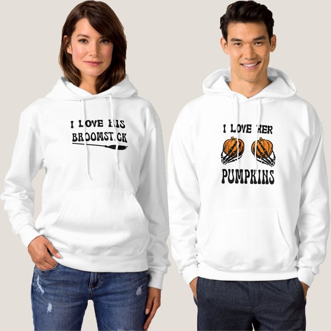 Moletom EU ADORO OS Casais Dias de as Bruxas engraçados DE (https://www.zazzle.com/i_love_his_broom_stick_funny_halloween_couples_hoodie-256530368261857678)