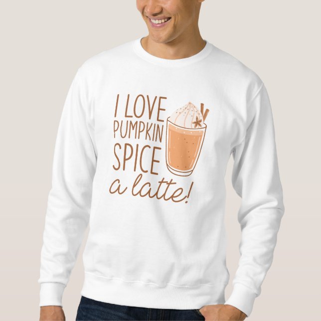 Moletom Eu Adoro Pumpkin Spice Um Latte (Frente)