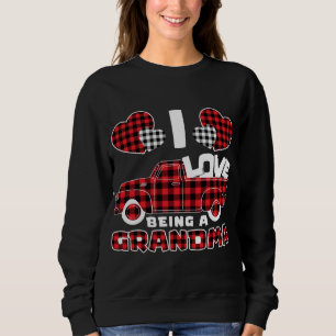 Moletom Eu Adoro Ser Um Caminhão Vermelho Vovó Com Valente