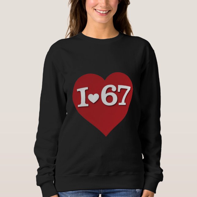 Moletom Eu Amo 67 (Frente)