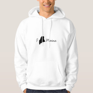 Moletom Eu amo a camisola de Maine