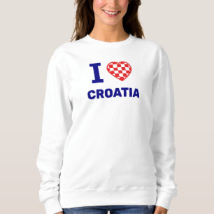 Moletom Eu amo a Croácia