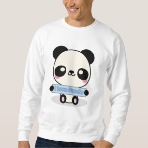 Moletom Eu amo a panda