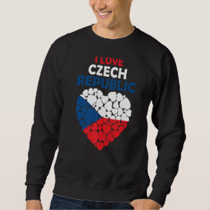Moletom Eu Amo A República Checa Ordenada Por Ser Bandeira