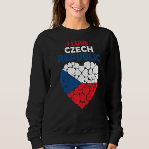 Moletom Eu Amo A República Checa Ordenada Por Ser Bandeira