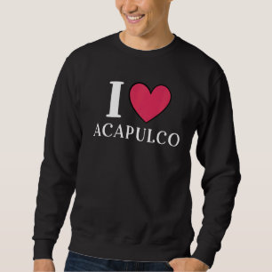 Moletom Eu Amo Acapulco México Férias 3