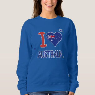 Moletom EU AMO AUSTRÁLIA Austrália dia o 26 de janeiro