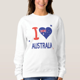 Moletom EU AMO AUSTRÁLIA Austrália dia o 26 de janeiro