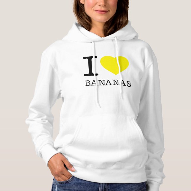 MOLETOM EU AMO BANANAS (Frente)