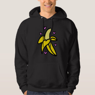 Moletom Eu Amo Bananas Grandes De Todo O Meu Coração