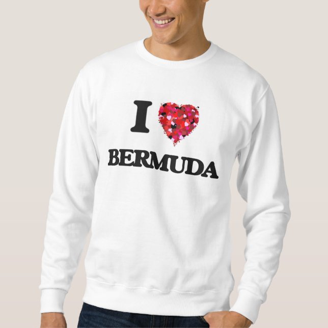 Moletom Eu amo Bermuda (Frente)