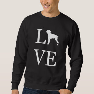 Moletom Eu Amo Brittany Dog White Graphic Design Pet Propr