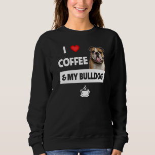 Moletom Eu Amo Café E Meu Cachorro Inglês Mãe Pai Pet P