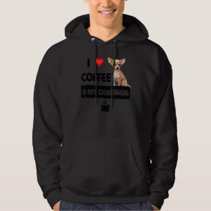 Moletom Eu Amo Café E Minha Mãe Pai Pet Pai Chihuahua