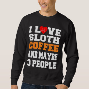 Moletom Eu Amo Café Leve E Talvez 3 Pessoas