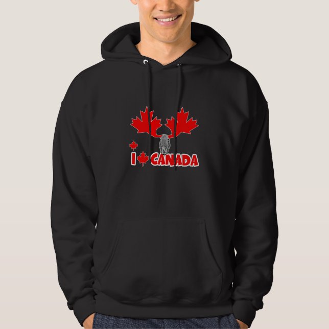 Moletom Eu amo Canadá (Frente)