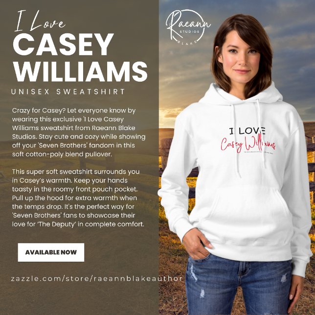 Moletom Eu Amo Casey Williams Hoodie (Criador carregado)