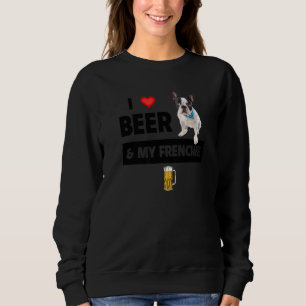 Moletom Eu Amo Cerveja E Minha Mãe Francesa Pai Buldogue F