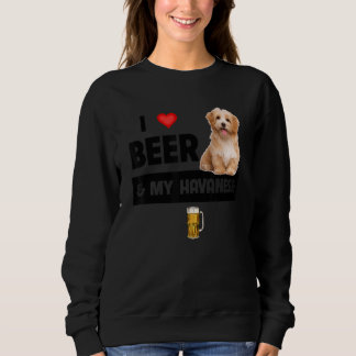 Moletom Eu Amo Cerveja E Minha Mãe Havanesa Pai Havapoo Do