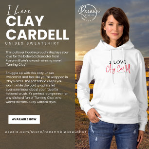 Moletom Eu Amo Clay Cardell Sweatshirt Básico Unisex
