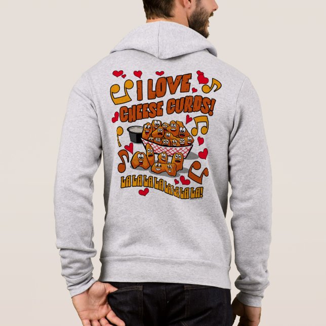 Moletom Eu Amo Coalhos de Queijo! (Verso)