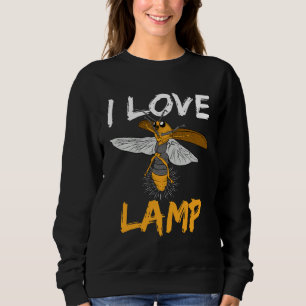 Moletom Eu Amo Coleção de Insetos Lampião Firefly