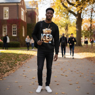 MOLETOM EU AMO COM GELO 3D