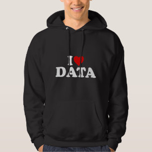 Moletom Eu Amo Dados - Coração