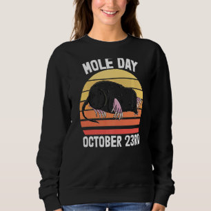 Moletom Eu Amo Dia Dos Toupeiras 23 De Outubro Homens Lin