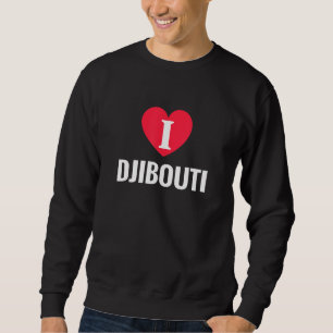 Moletom Eu Amo Djibuti Viagem Patriótica ao País de Origem