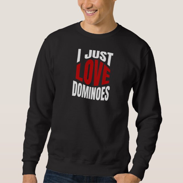 Moletom Eu Amo Dominoes (Frente)