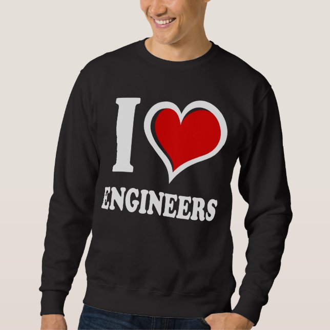 Moletom Eu Amo Engenheiros Eu Adoro (Frente)