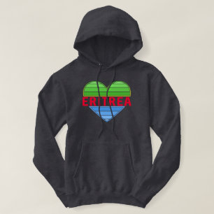 Moletom Eu Amo Eritreia, Coração Eritreia