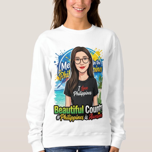 Moletom Eu Amo Filipinas (Frente)
