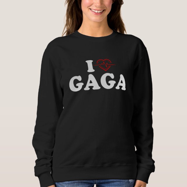Moletom Eu Amo Gaga (Frente)