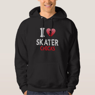 Moletom Eu Amo Garotas Skatistas Skate Skate Skatista Amor
