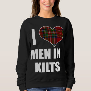 Moletom Eu Amo Homens Em Quilôs Xadrez Real Stewart Tartan